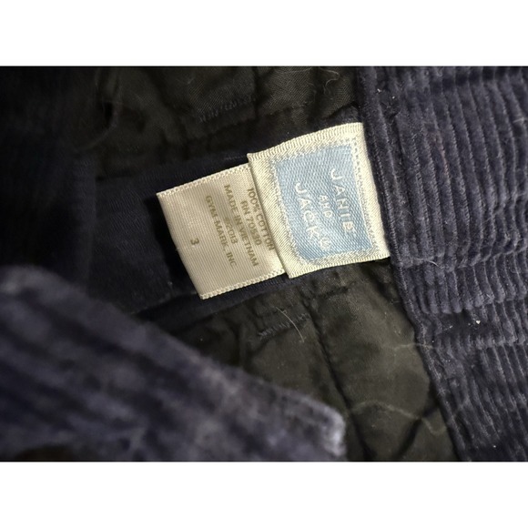 Janie And Jack Outfit Navy Corduroy Marled Sweater Beanie Cap Hat Knit - Picture 5 of 7